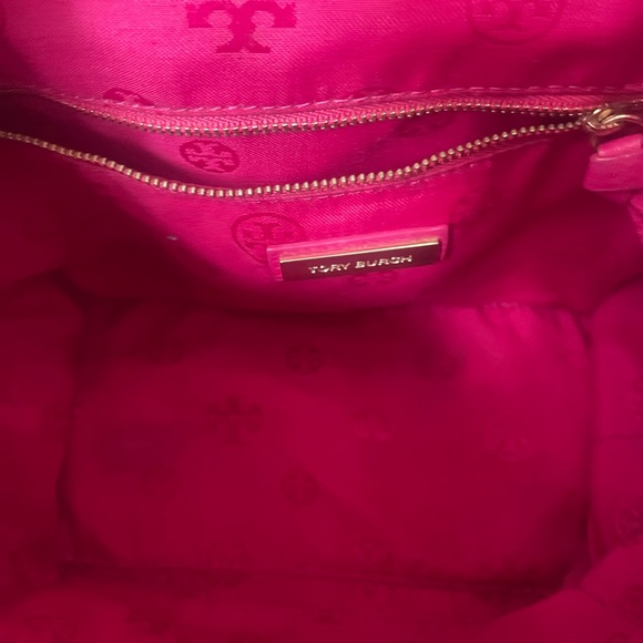 Tory Burch Fuchsia Backpack with Tassels - Picture 9 of 11
